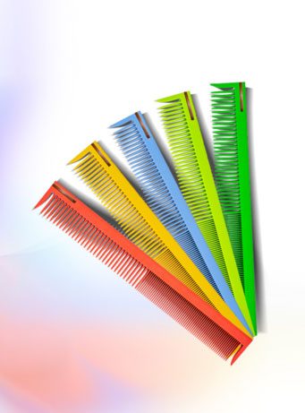 Super Silent Type V-118 Color Hair salon comb_复制_复制